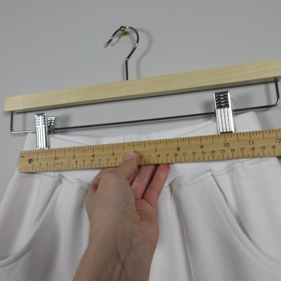 Baldinini Women Sweatpants XS 38 White Regular Fit 100% Cotton Logo Jogging 372 - Picture 9 of 12